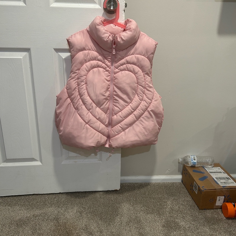 No Boundaries Pink Quilted Kids Vest